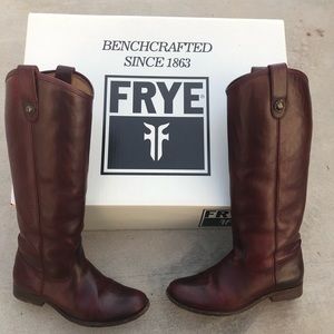 Frye-Melissa Button Pull On Boot, Bordeaux Color